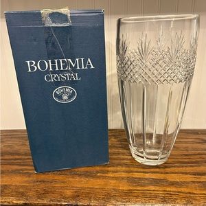 Bohemia crystal vase
